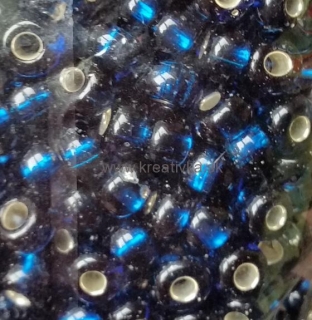 PRECIOSA sklenený rokajl 50g 1/0 modrá č. 110