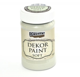 Dekor paint soft 100ml, lišajníkovo zelená