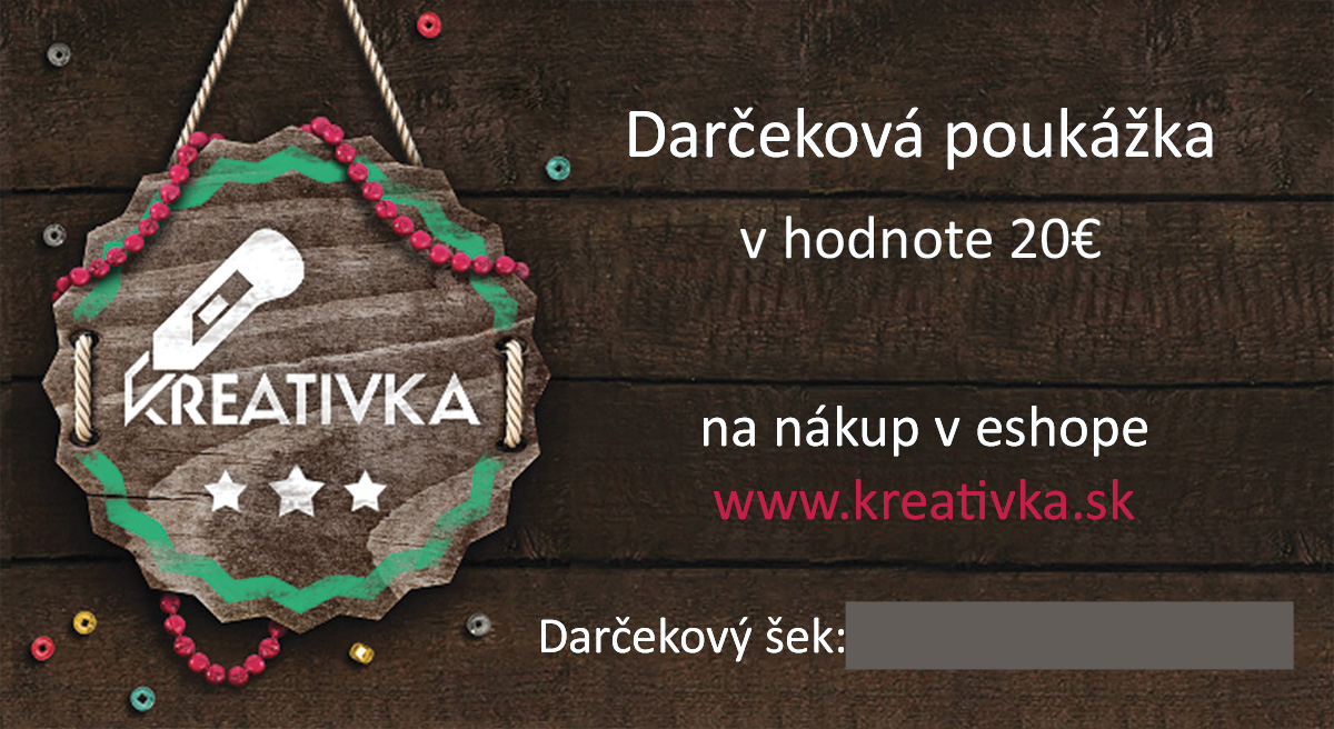 Darčeková poukážka v hodnote 25€ na nákup tovaru