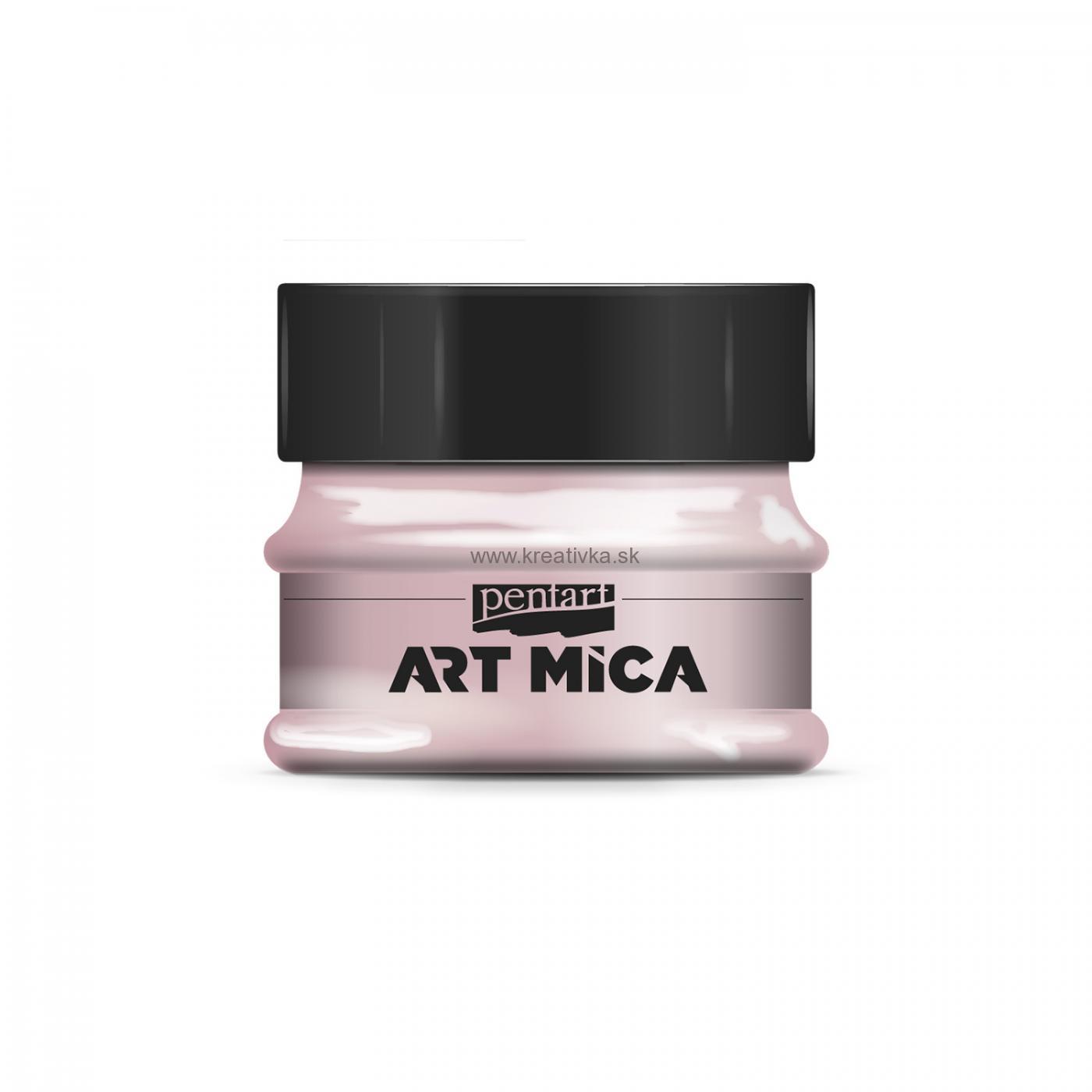ART MICA minerálny práškový pigment, 9g, marhuľovo ružová