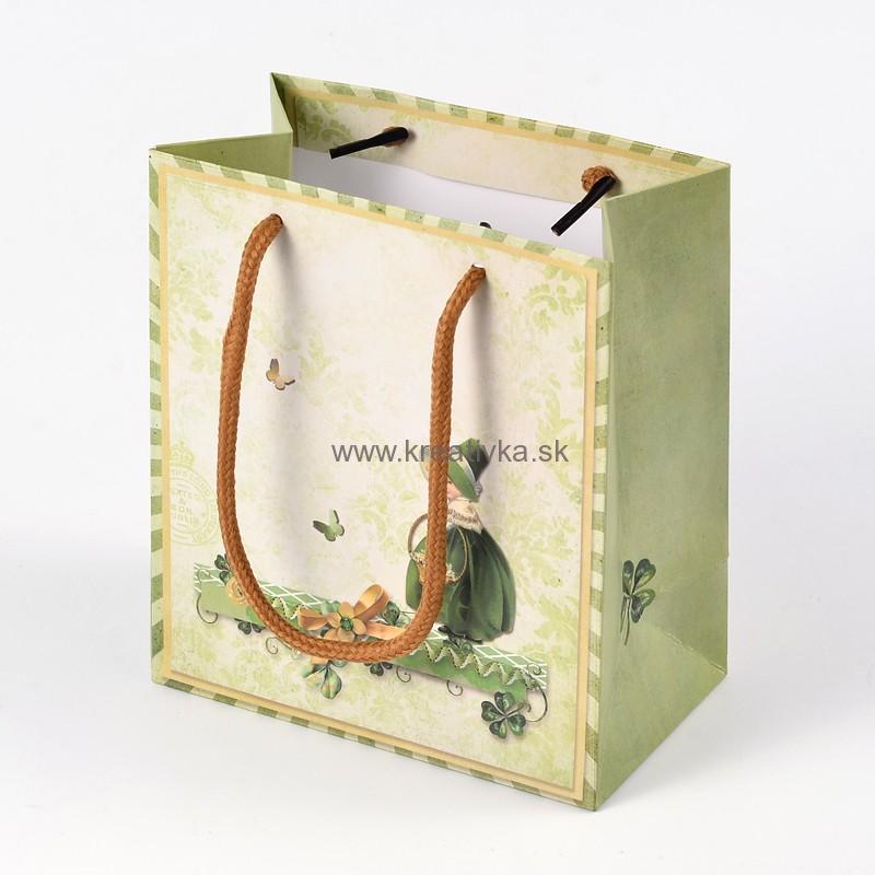 Darčeková taška papierová 15x13,3cm 1ks