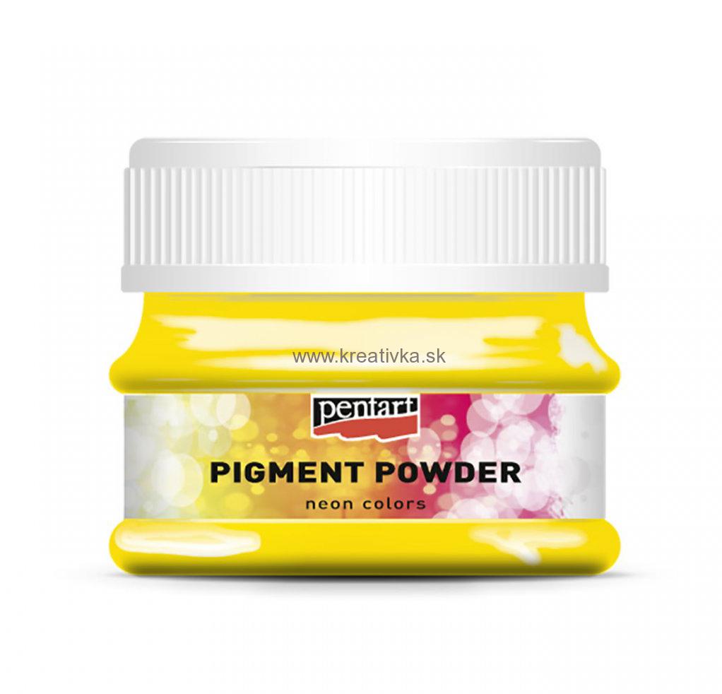 Pigmentový prášok - PIGMENT POWDER 6g, neonový žltý