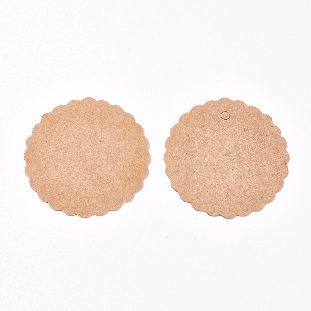 Papierové výrezy zúbkový kruh, 50ks v balíčku, 60x0,3mm