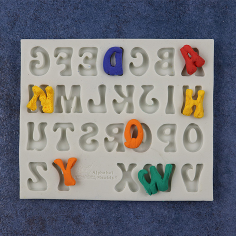 Silikónová forma abeceda, 105x125mm