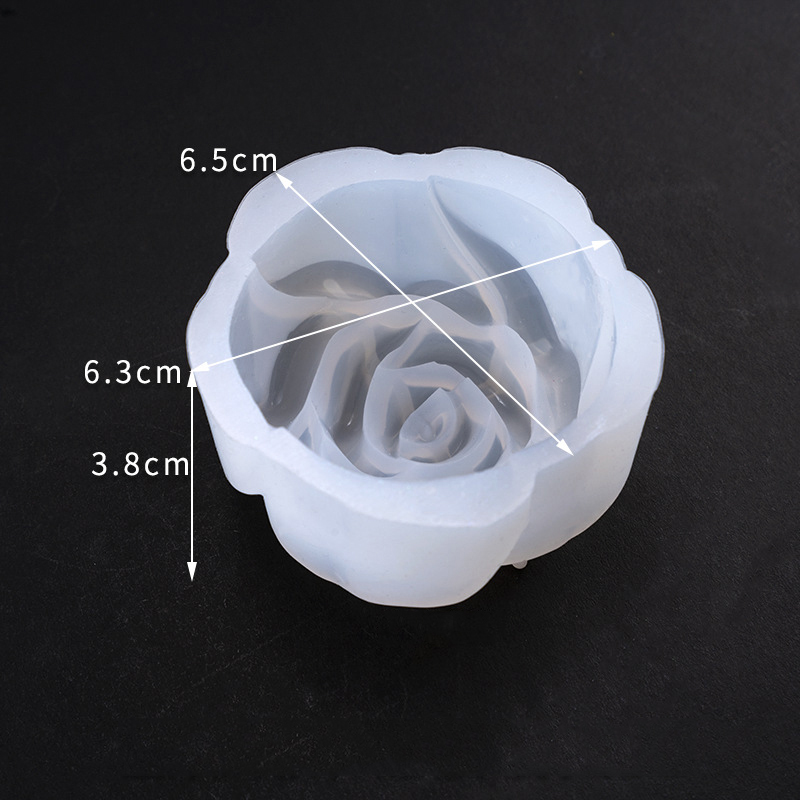 Silikónová forma veľký kvet, veľkosť formy: 65x63x38mm