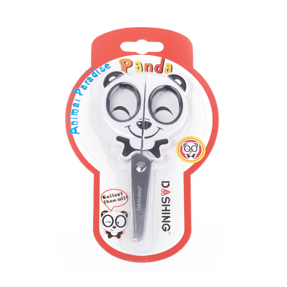 Nožničky detské 130 x 64 mm kov+plast, panda