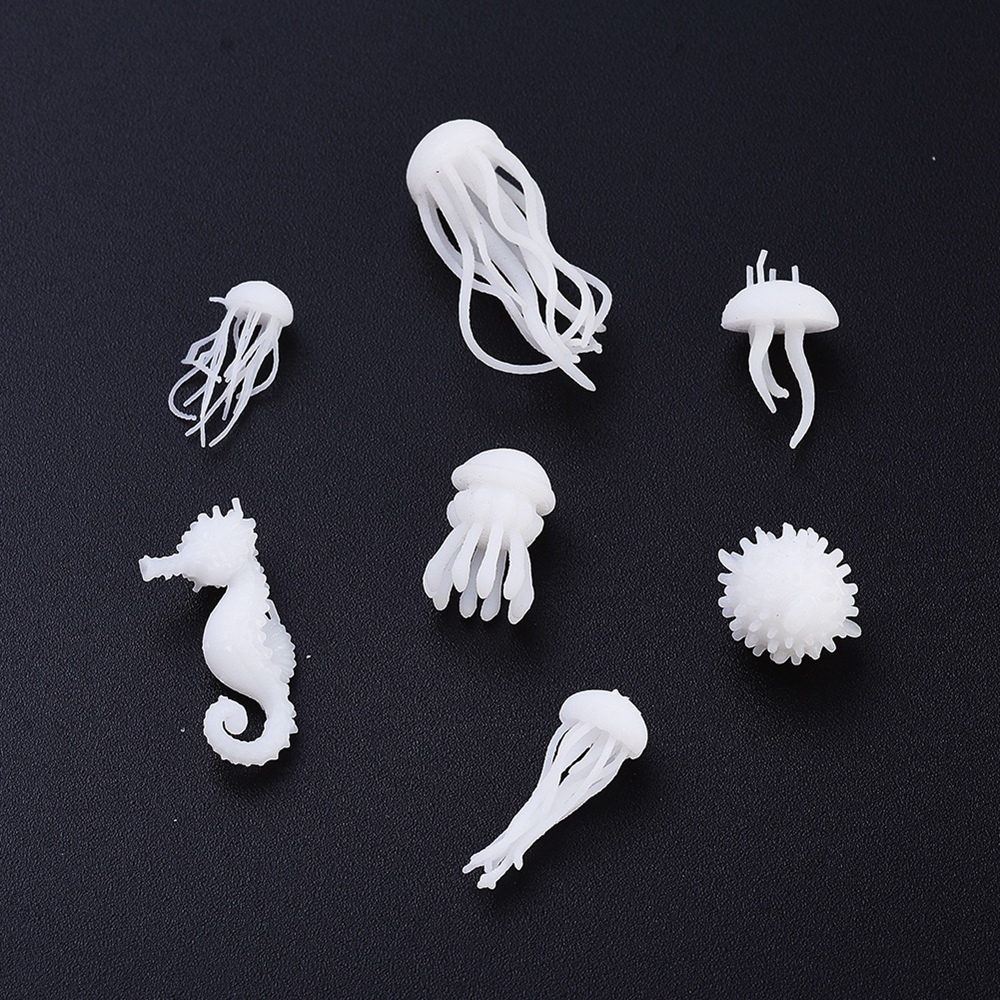 3D biela miniatúra z epoxidovej živice na výplň do živice / dekoráciu