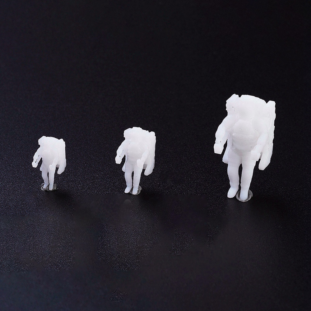 3D biela miniatúra z epoxidovej živice na výplň do živice / dekoráciu