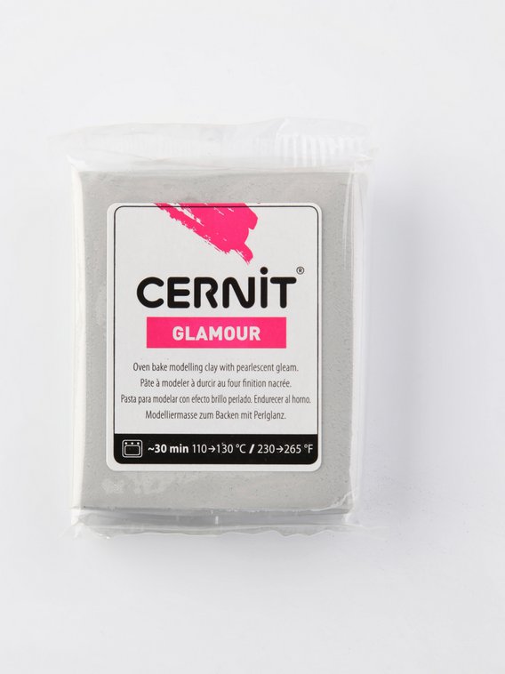 CERNIT glamour strieborná perleťová 56g  č.080