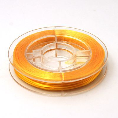 Vlasec pevný elastický, priemer: 0,8mm 1cievka 10m oranžový