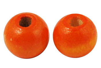 Drevený korálik priemer-8mm, 8g cca- 50ks oranžové
