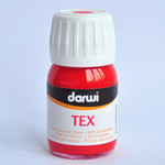 DARWI TEX farba na textil 30ml  rumelkovo červená č.490