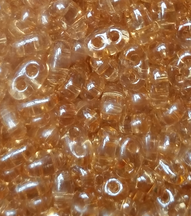 PRECIOSA Twin sklenené dvojdierkové perličky 50g, 2,5x5mm č. 13