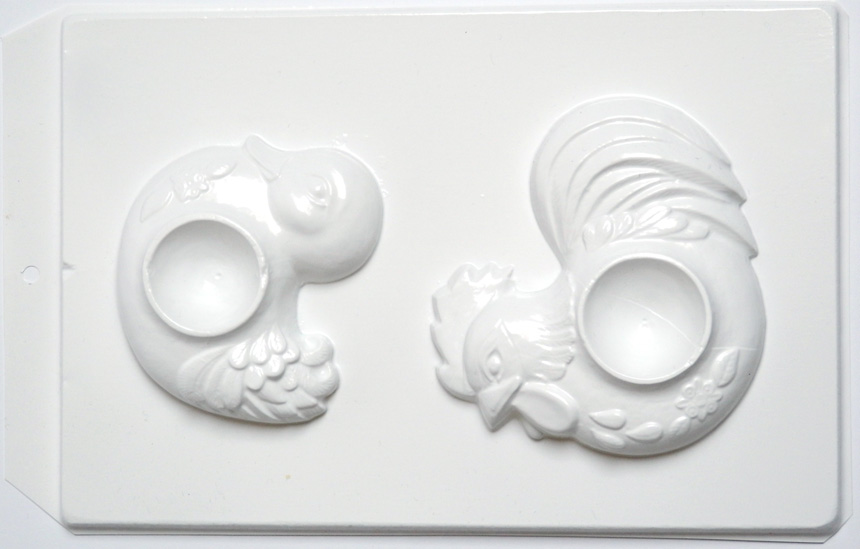 Plastová forma 18x28cm kačka a kohút - stojan na vajíčka 1ks