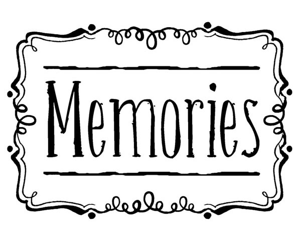 Silikónová pečiatka memories (spomienky) 5x7cm