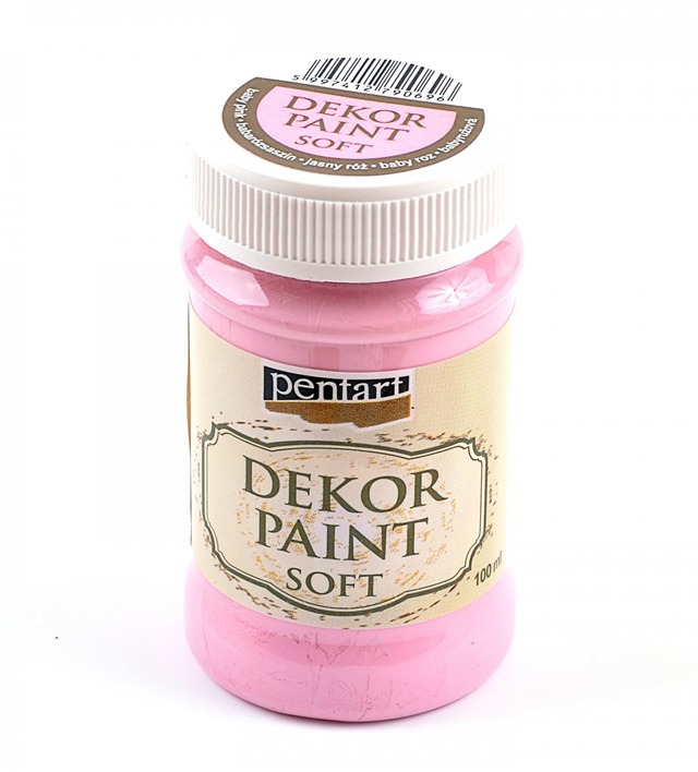 Dekor paint soft 100ml, baby ružová