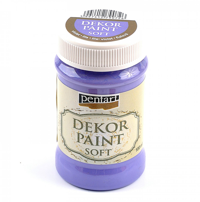 Dekor paint soft 100ml, fialová