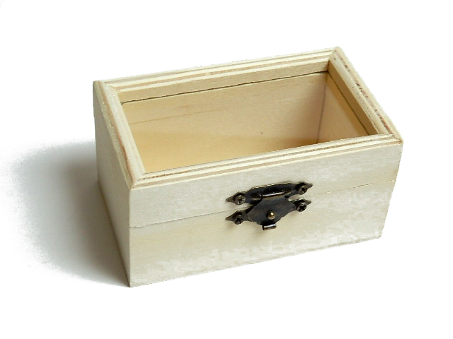Mini krabička + sklo, 9x4,7x5,5cm 1ks