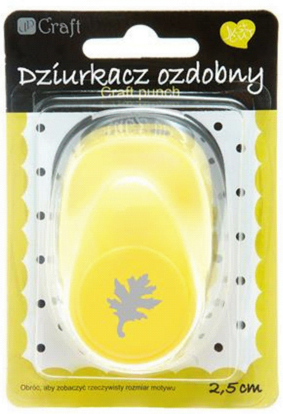 Raznica 2,5cm list 1ks