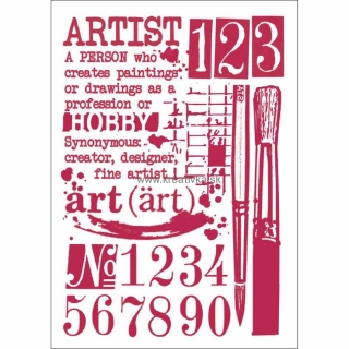 Šabóna umenie art, 21x 29,7cm