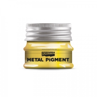Pigmentový kovový prášok 8g, zlatý