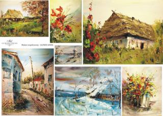 Klasik decoupage papier A3 - D0218  1ks
