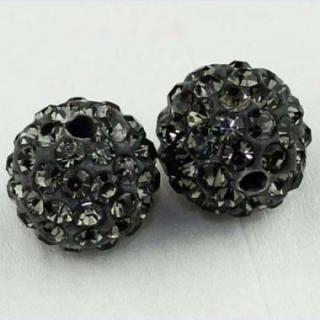 Shamballa 10mm sivá 1ks