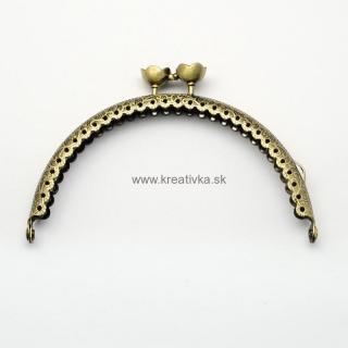 Rámik na peňaženku 68x108x11mm starobronz 1ks