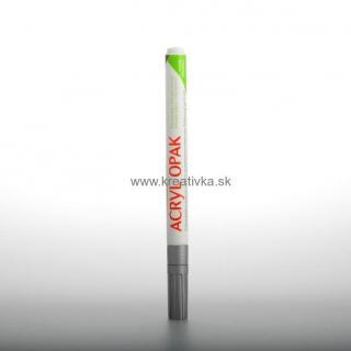DARWI akrylová univerzálna fixka tenká 3ml strieborná č.080