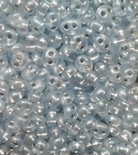 PRECIOSA Twin sklenené dvojdierkové perličky 50g, 2,5x5mm č. 5
