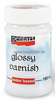 Lesklý lak na vodnej báze 100ml