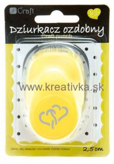 Raznica 2,5cm srdiečka 1ks