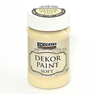 Dekor paint soft 100ml, žltá 