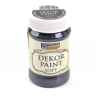 Dekor paint soft 100ml, čierna