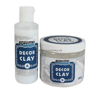 Decor clay - dvojkomponentná odlievacia zmes 200g+80ml