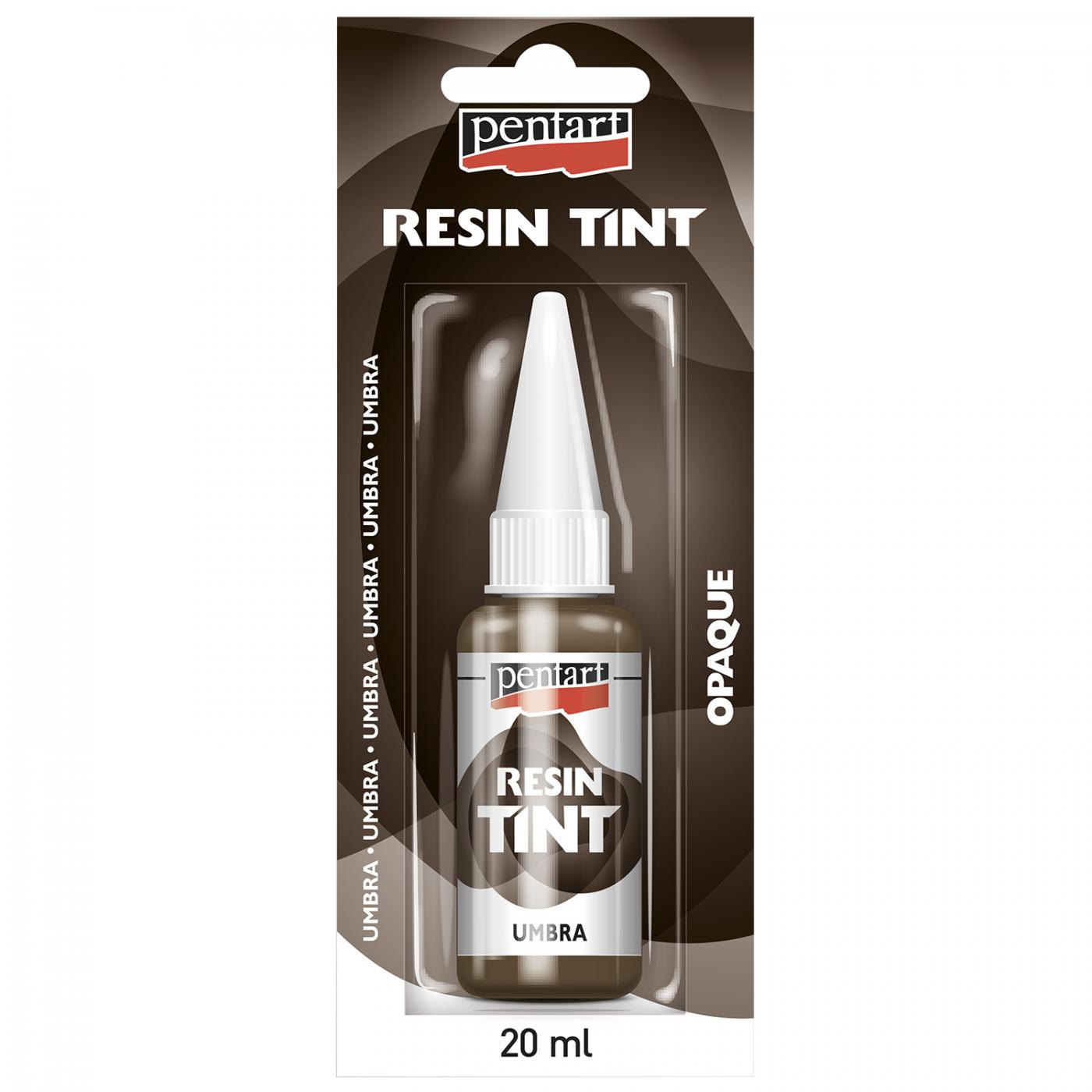 Tekuté nepriehľadné farbivo do živice, 20 ml, umbra (RESIN TINT, OPAQUE)