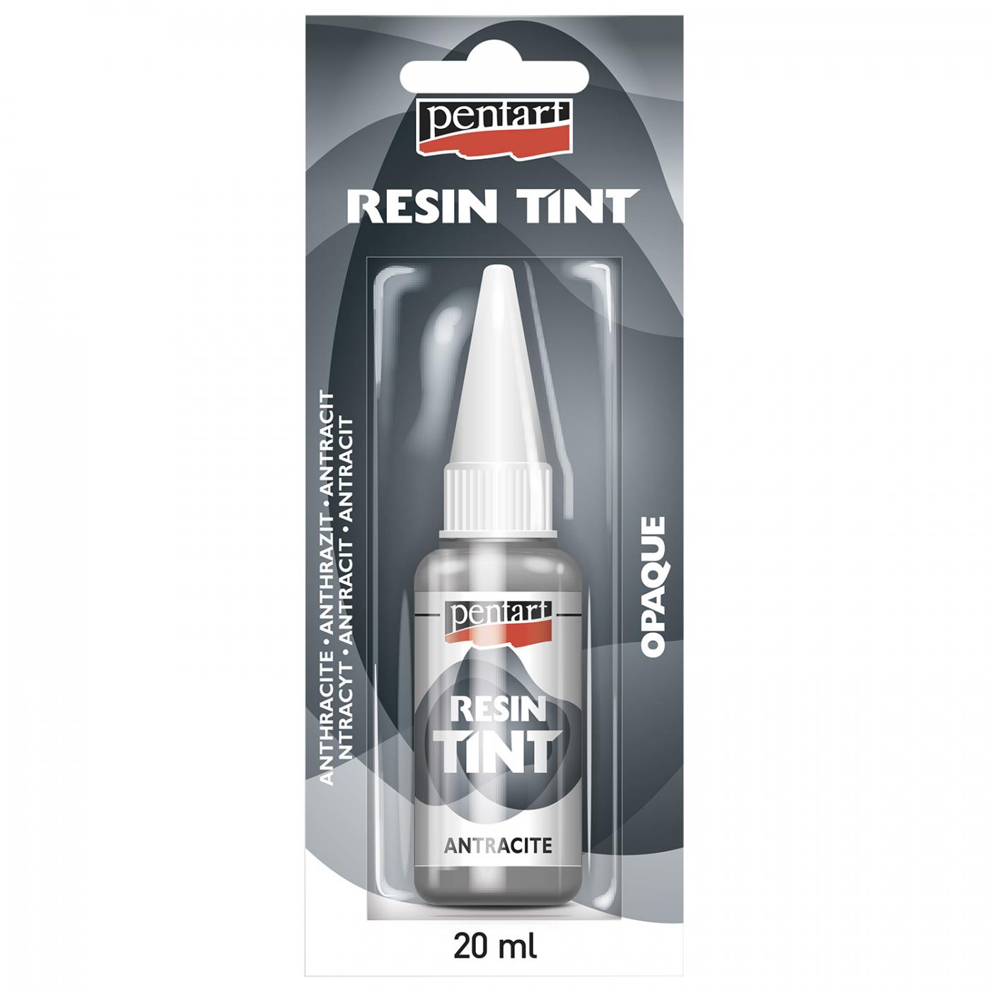 Tekuté nepriehľadné farbivo do živice, 20 ml, antracit (RESIN TINT, OPAQUE)
